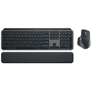 Logitech MX Keys S Bluetooth Combo includes Keyboard, Mouse, Palm Rest - Graphite