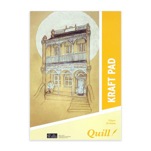 Quill Kraft Pad A3 120gsm 30 Sheets Portrait