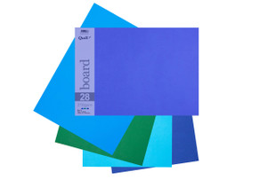 Quill Coloured Board 210gsm A3 - Cold Assorted, Pack of 15 (95337)