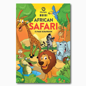 Olympic Scrapbook SF72 335 x 240mm 72 Page African Safari 80gsm (190996)