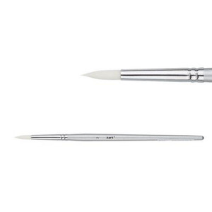 Zart Dynamic Taklon Round Brushes - # 2 (4.5mm)