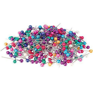 Pearl Pins Coloured 25mm Pack of 1000