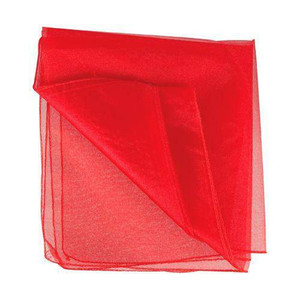 Poly Organza 10m Roll - Red