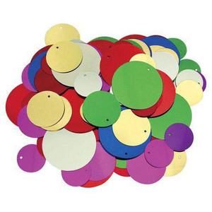 Sequins Large Coloured Pack of 100