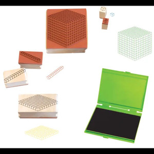 Stamp Base 10 Small 4 Pieces