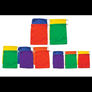 Drawstring Bags Small 6 Pieces