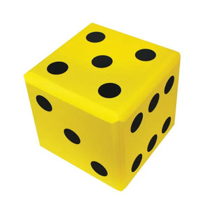Dice: 6 Face 200mm Dot Foam