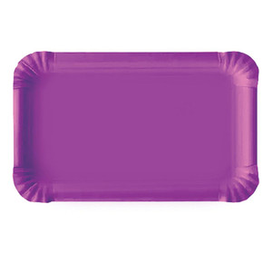 Zart Paper Plates Rectangle Colour Pack of 50