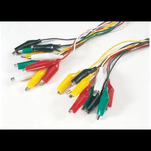 Alligator Clips with Lead Wire PK10
