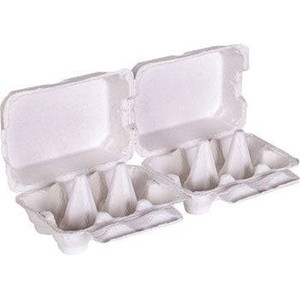 Hygienic Egg Cartons Pack 24 - White
