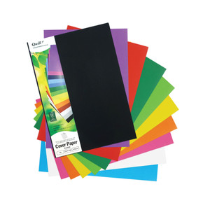 Quill Cover Paper 125gsm A4 - Assorted, Pack of 250 (90129)