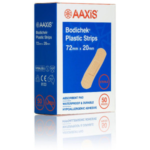 Bodichek Plastic Strips 72mm x 20mm Pack of 50