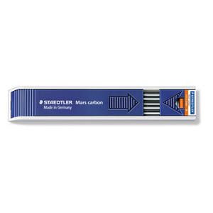 Staedtler 200 Mars Carbon Leads 2mm - H, Pack of 12