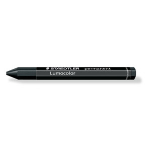 Staedtler 236 Lumocolor Permanent Omnigraph Crayon - Black, Each