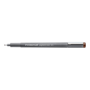Staedtler 308 Pigment Liner 0.5mm - Brown, Each