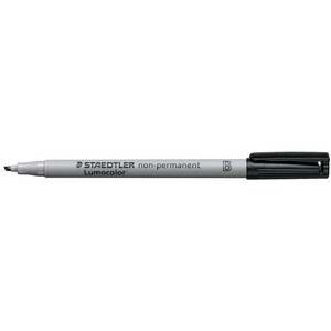 Staedtler 312 Lumocolor Non-Permanent Broad Pen - Black, Each