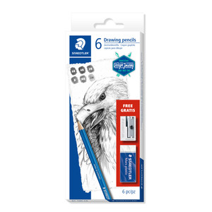 Staedtler 100 Mars Lumograph Pencil Sketching Set