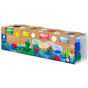 Staedtler 8134 Noris Modelling Dough - Assorted 4 Primary Colours