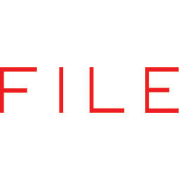 Shiny Pre-Inked Stamp - "FILE" Solid Text - Red
