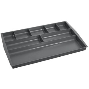 ITALPLAST Drawer Tidy - Space Grey, Each