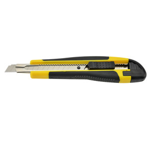 ITALPLAST 9mm Premium Cutting Knife - Yellow / Black, Each