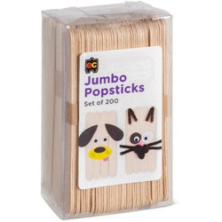 Jumbo Natural Popsticks Pack of 200