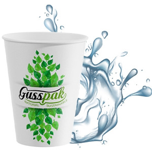 Gusspak 4oz (120ml) Single Wall Coffee White Paper Premium Sleeve Of 50