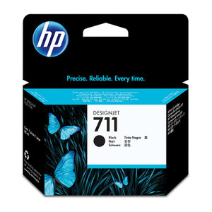 HP #711B Original Black Ink Cartridge - 80ml (3WX01A)