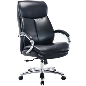 Maestro Bonded Leather Executive Chair with Chrome Base