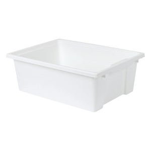 Medium Tote Tray - White