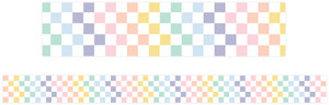 Pastel Checkered Border