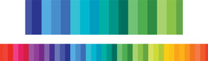 Rainbow Stripes Border