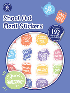 Shout Out Merit Sticker Book