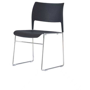 Lumin II Sled Base Visitor Chair Black, Each