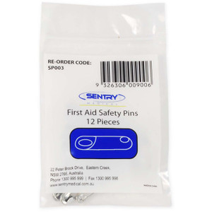 Safety Pins Assorted Sizes (12pc)