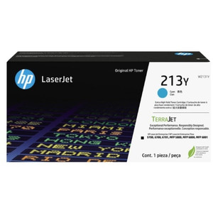 HP #213Y Extra High Yield Original Cyan Laserjet Toner Cartridge W2131Y 12K Suits HP Color LaserJet 5700/ 6700/ 6701, X55745 / MFP 5700/ MFP 5800/ MFFP 6800/ MFP 6801/ MFP X58045