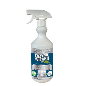 Enzyme Wizard Glass and Stainless Steel Cleaner - Empty Bottle - 750ml, Each