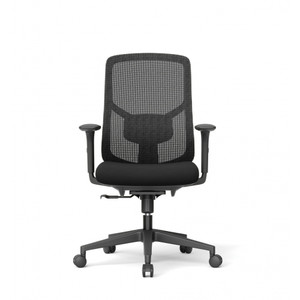 Nova High Back Mesh Task Chair with Headrest - Black, Each
