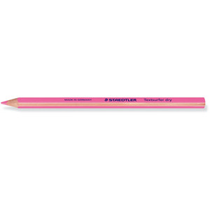 Staedtler 128 64 Textsurfer Dry Triangular Highlighter Pencil - Pink, Each