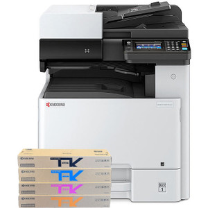 Kyocera M8124CIDN Multi-Function A3 Colour Printer with Bonus Free Set of Toners
