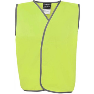 JB's Wear Kids Hi Vis Safety Vest Size 12-14 in Yellow, Each
