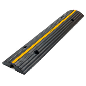 Speed Hump Cable Protector - One (1) Channel Black