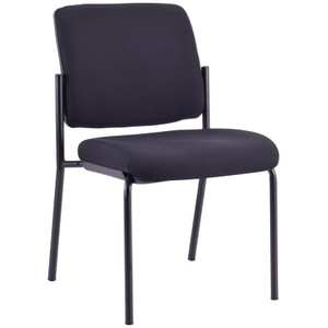 Buro Lindis 4 Leg Visitor Chair No Arms in Black, Each