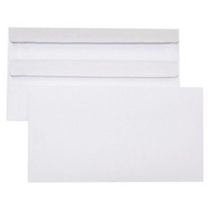 92 x 165 Plain Face Secretive Self-Seal Envelope Wallet, Carton of 500