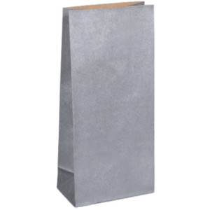 #3 Medium Gift Bag 220 x 100 x 60mm - Classic Silver, Carton of 500