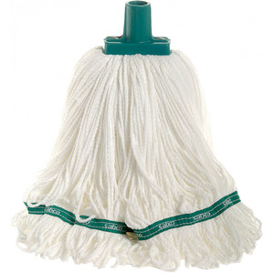 Sabco 350g Microfibre Round Mop Head Green, Each