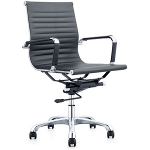 LUNAR MEDIUM BACK PU BLACK CHAIR
Weight Rating 110KG, 3 Year Warranty