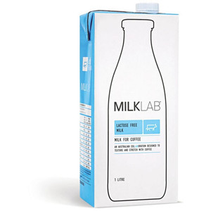 MilkLab Lactose Free Full Cream Milk 1L, Carton of 12