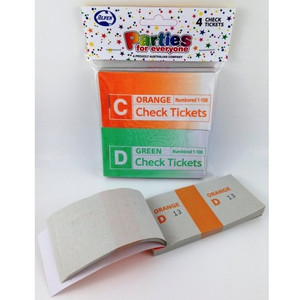 Check Tickets Raffle Books Alpen Pack 4 (216224)