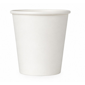 Gusspak 4oz (120ml) Plain White Single Wall Paper Cups Premium Quality Carton of 2000